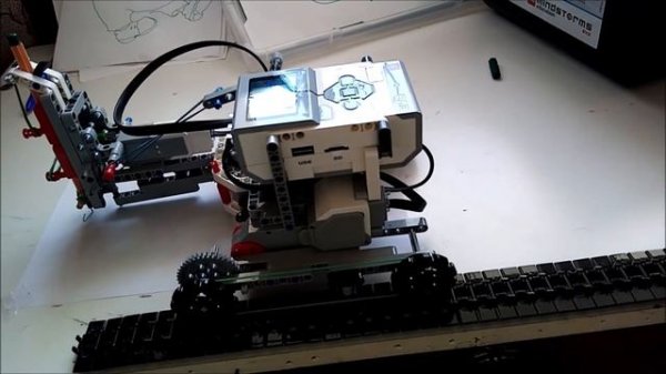 Ввод координат в робот-художник с помощью G-code.