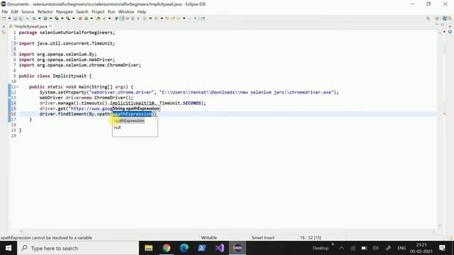 Implicitly Wait in Selenium | Interview Questions in Implicit Wait | Selenium Tutorial Tamil смотреть онлайн