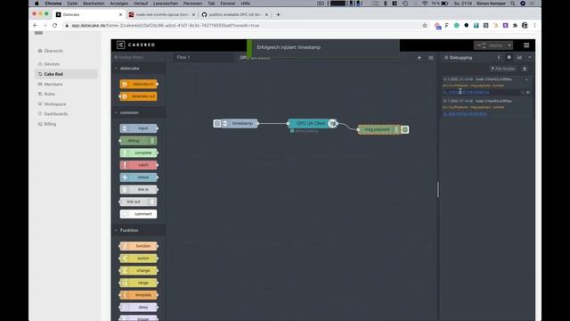 How to connect OPC UA to Datacake using Cloud Hosted Node-RED (aka Cake Red) and no code at all смотреть онлайн
