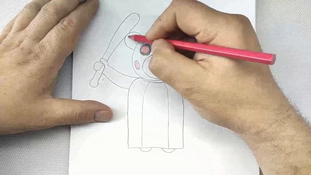 Как нарисовать Джорджа Пигги из Роблокс | Пигги | Роблокс смотреть онлайн