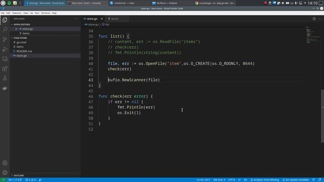 Working with Files in Golang - Simple Command Line Tool смотреть онлайн