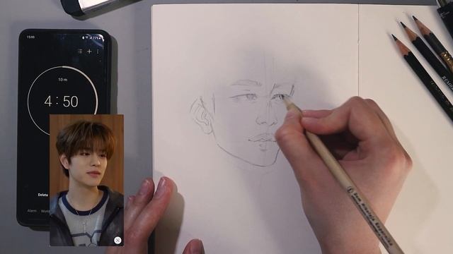 ✦ Drawing Stray Kids Seungmin in 10 Minutes ✦ смотреть онлайн