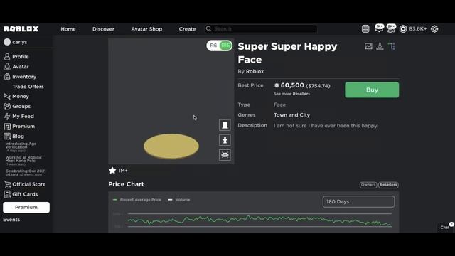 buying super super happy face on roblox смотреть онлайн