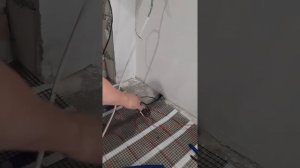 3-к  укладка плитка с теплым полами как нужно ставить термо датчики!