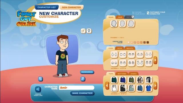Exclusive: Family Guy Online: Character Maker смотреть онлайн