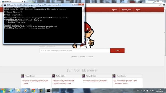 Laravel Framework - Composer ile kurulumu смотреть онлайн