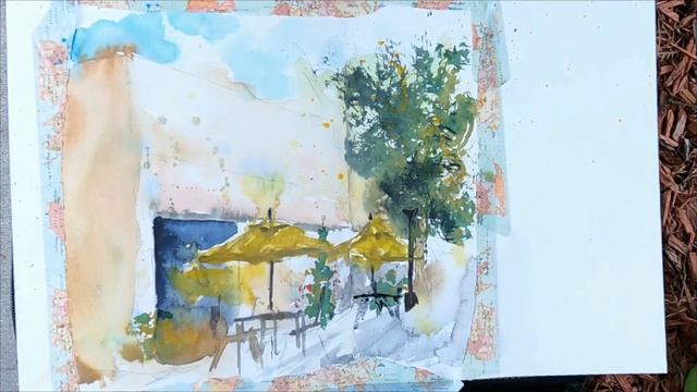 CAFE SKETCH IN UNDER 60MINS ?️| Sketching My City #18 - Urban Sketching outdoors ? смотреть онлайн