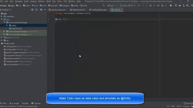 Part 2: Android Architecture Component(Room) - Create an Entity class смотреть онлайн