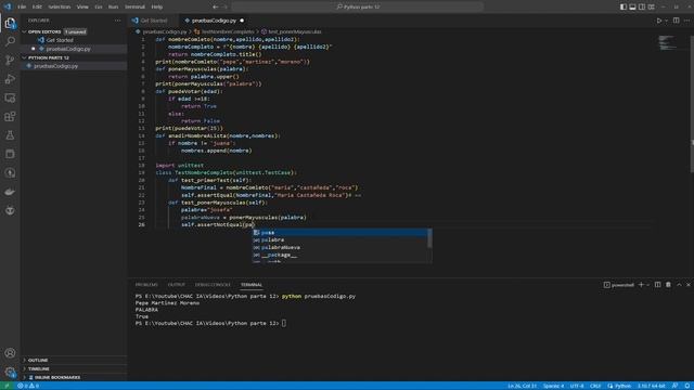 ✅ Test de Unittest en Python 3 | Como programar en PYTHON para principiantes | 2023 ?️ смотреть онлайн