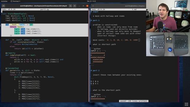 2021 advent of code - day 23 solutions смотреть онлайн
