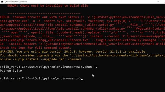 Fix dlib install errors for Python 3.8 | Install dlib for Python 3.8 | Machine Learning смотреть онлайн