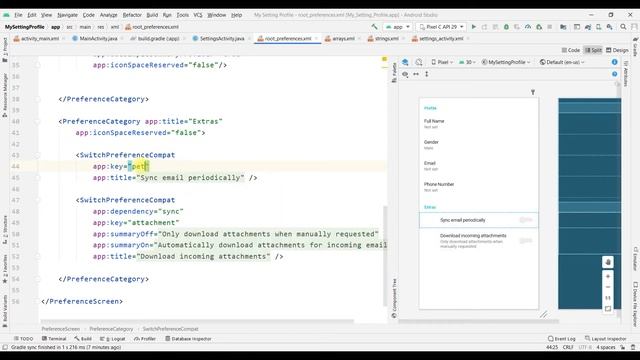 Adding Settings to an App using Preferences Settings Screen смотреть онлайн