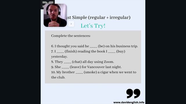 Mastering the Past Tense: Simple Tips for Common Verb Endings смотреть онлайн