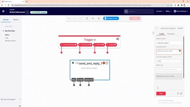 How to Create a Twilio Studio Flow from Twilio Console | Twilio Studio SMS and Automated Call смотреть онлайн