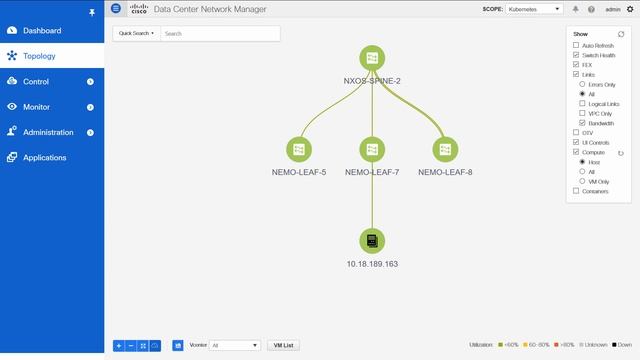 Using Container Visualization in Cisco DCNM, Release 11.3(1) смотреть онлайн