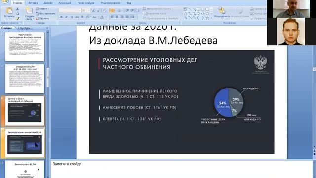 Производство у мирового судьи. Лекция 1. Законопроект о ликвидации дел частного обвинения. смотреть онлайн