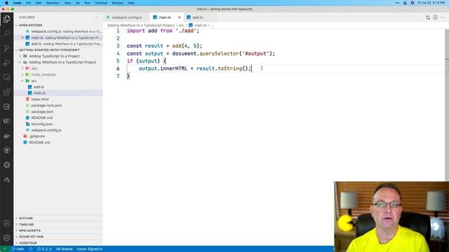 TypeScript Core Concepts - How to add WebPack to a TypeScript project смотреть онлайн