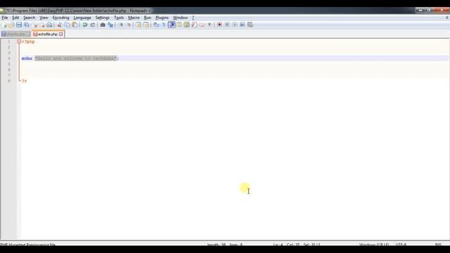 PHP Echo Function смотреть онлайн