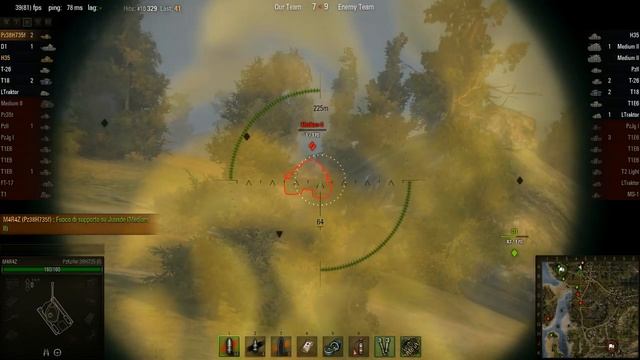 WOT: Hills - PzKpfw 38H735 (f) - 3 frags смотреть онлайн