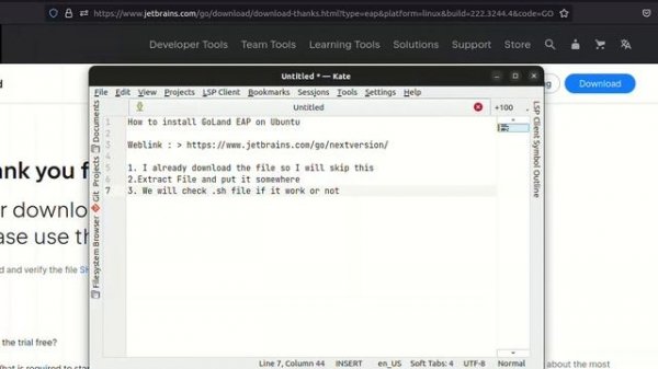 How to install GoLand on Ubuntu