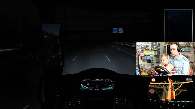 Euro Truck Simulator 2.Появился напарник. смотреть онлайн
