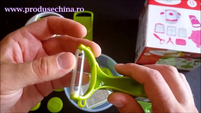 Razatoare feliator multifunctional Multi Salad Chef - www.produsechina.ro смотреть онлайн