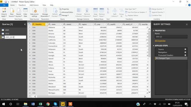3. Merge/Append Data Sets in Power BI смотреть онлайн