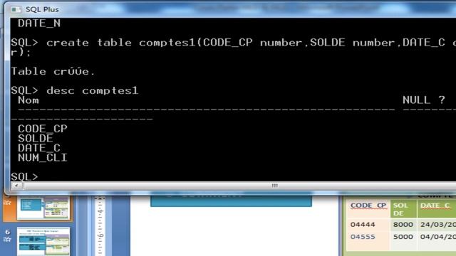 Cours SQL Oracle Part Instruction LDD смотреть онлайн