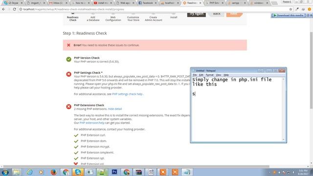PHP Settings Check magento 2 error always_populate_raw_post_data to -1 смотреть онлайн