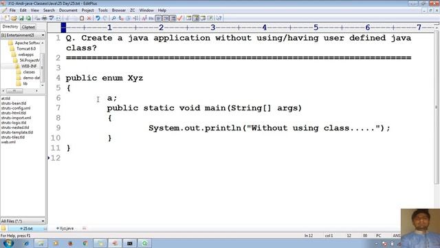 46 Advanced Java Tutorial | How can you develop Java class With out taking user defined class? смотреть онлайн