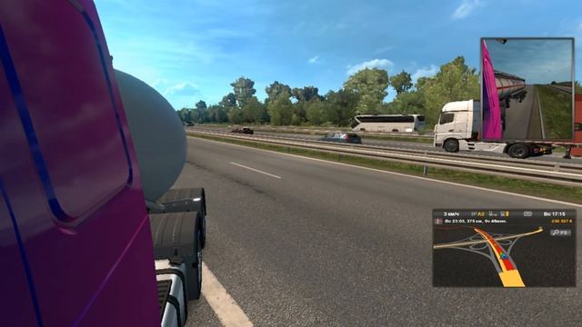 Везём груз из Брюсселя в Киль. Euro Track Simulator 2 смотреть онлайн