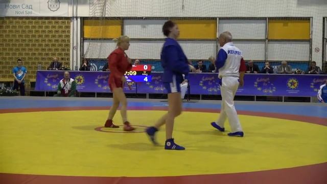 Самбо Первенство Европы 2015 МИХЕЕВА Анастасия (Россия) vs СТАРОЛАВНИКОВА Ангелина (Беларусь) - 44 смотреть онлайн