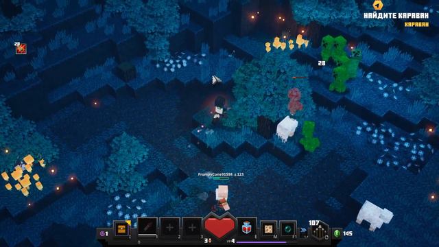 #1 ХАРДКОР Minecraft Dungeons смотреть онлайн