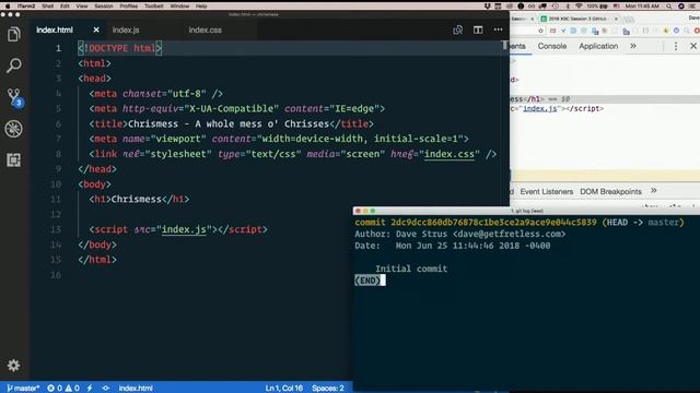 Day 1 - Morning, part 6: Create a Git repository and sync with GitHub - XTBC 2018 Session 3 смотреть онлайн