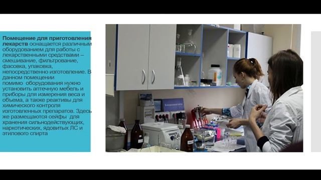 8:00 Основные требования к аптеке, обслуживающей население. Состав помещений и оснащение аптеки. смотреть онлайн