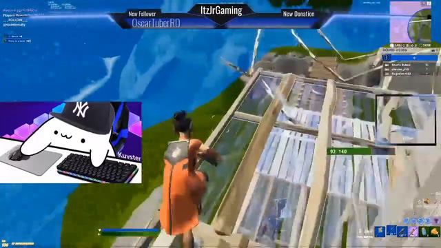 Fortnite LIVE!! Come Join!! Bongo Cat Webcam!! | Giveaway at 150 Subscribers! Link in Desc. смотреть онлайн