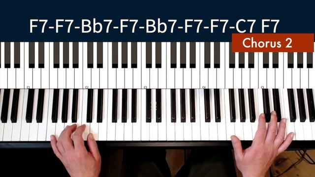 Low Down Blues, Easy Slow Blues, Piano Tutorial смотреть онлайн