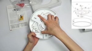 Распаковка и подключение накладного светильника Arlight Rondo