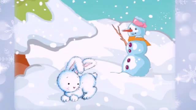 Аудиостихи, зимние стихи для малышей, зайка смотреть онлайн