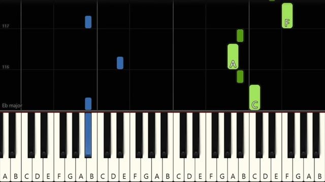 Shostakovich - Waltz No. 2 - EASY Piano Tutorial(Synthesia) [TopAnimeMusic] смотреть онлайн