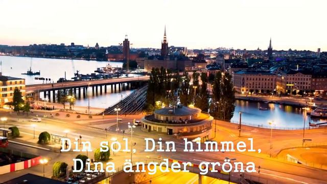 The National Anthem Of The Kingdom Of Sweden 