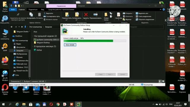 Pythonda kod yozish uchun kerak bo'lgan Pycharm dasturini o'rnatish// Python darslari смотреть онлайн
