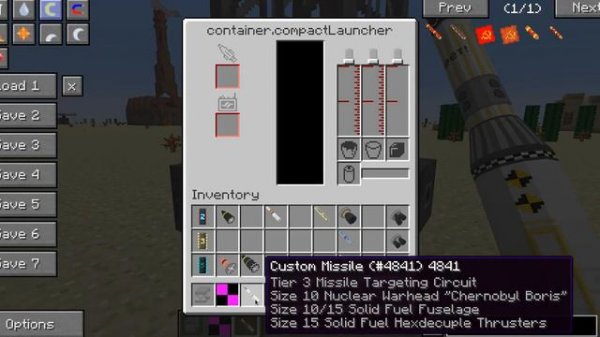 Hbm's Minecraft Nuke Mod Progress #25 | Custom Missiles