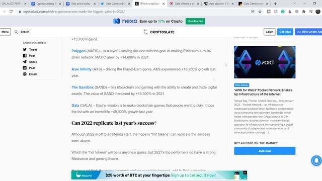 GALA GAMES Coin PRICE PREDICTION! THE GOLDEN POCKET PATTERN AGAIN? DO NOT MISS THIS! смотреть онлайн