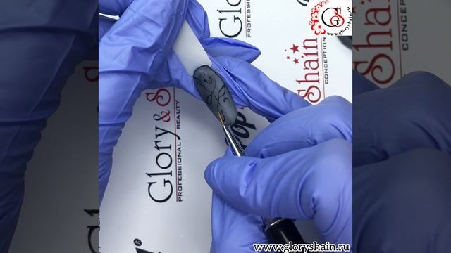 Вуаль на ногтях. Витражный маникюр. смотреть онлайн