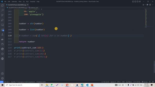 Problem Solving in Python #13 | Subtract the Sum смотреть онлайн