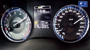 2017 Subaru Levorg 1.6GT 0-100 kmh kph 0-60 mph Tachovideo Beschleunigung Acceleration