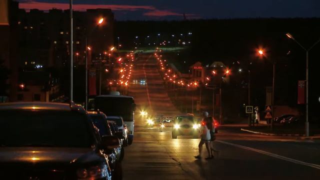 Sony PMW-200 - Test (from city night) my profile смотреть онлайн