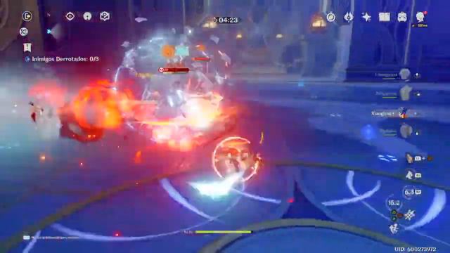 Genshin impact Dominio Lago de Luhua e Caverna da Montanha LVL90 смотреть онлайн