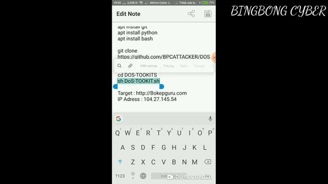 Trojan DDoS Termux смотреть онлайн